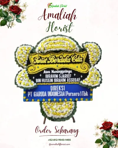 Papan Bunga Duka di Tuksongo